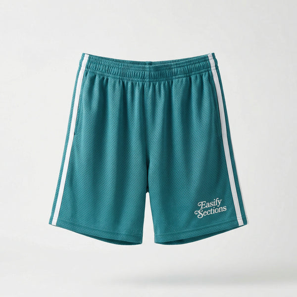 Teal Campus Shorts