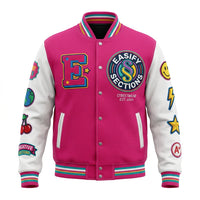 Pink Pop Varsity Jacket