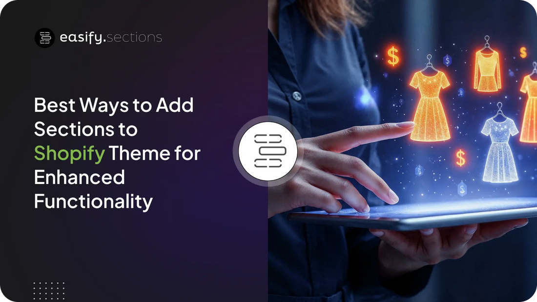 easify sections shopify