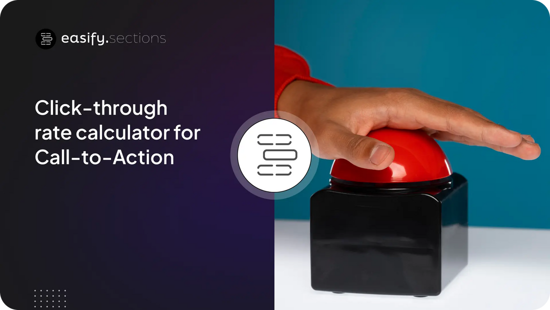 Click-through rate calculator for Call-to-Action
