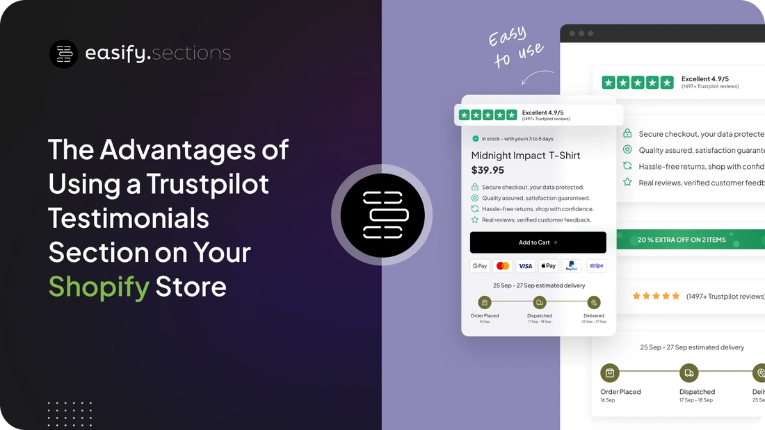 The Advantages of Using a Trustpilot Testimonials Section on Your Shopify Store