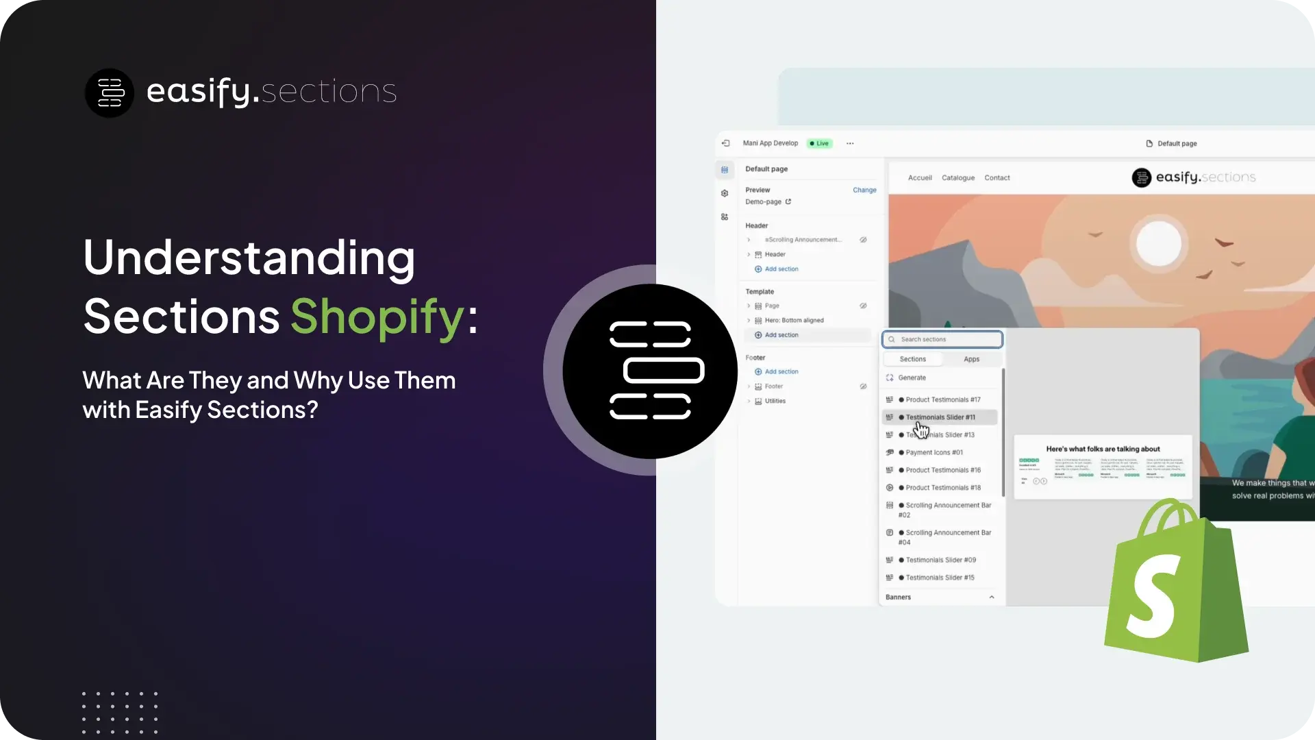 Understanding Sections Shopify