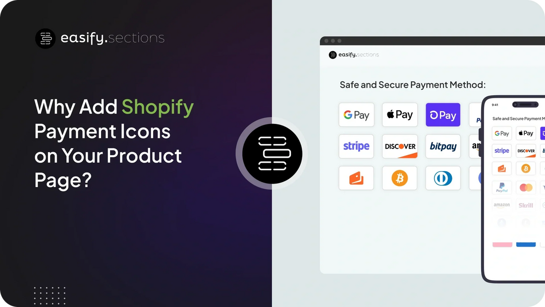Why Add Shopify Payment Icons on Your Product Page?