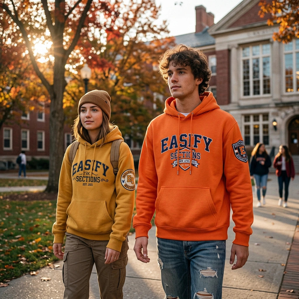 Orange Stadium Hoodie