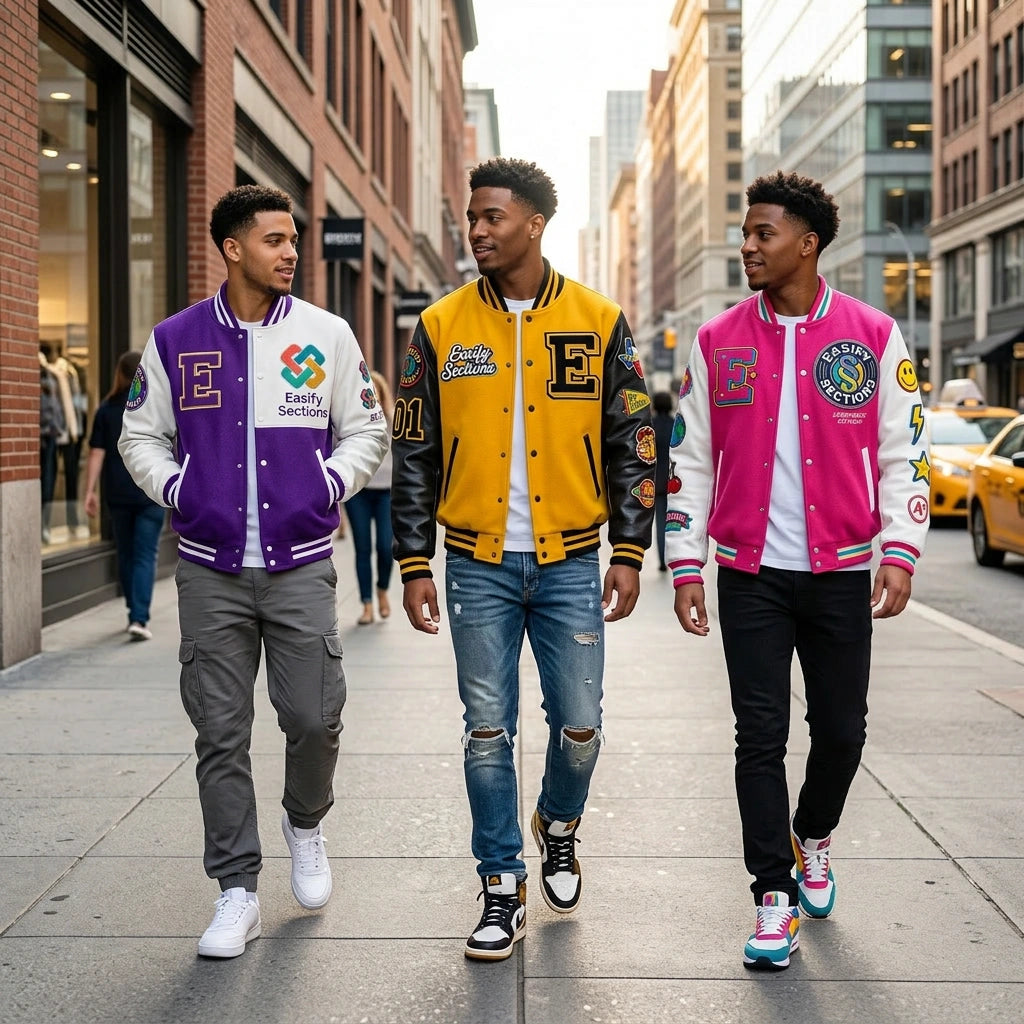 Pink Pop Varsity Jacket